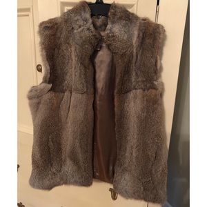 MICHAEL MICHAEL KORS Genuine Rabbit Fur Vest